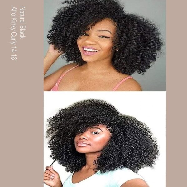 Women's dark curly wig, durable, easy to dye, color, curl，To provide you with a luxurious look and feel #JL01-BD0172/BD0174 - Image 5