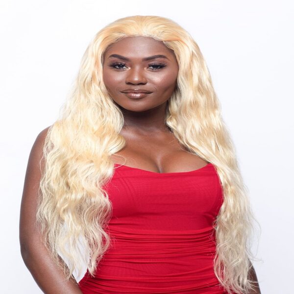 Women's blonde deep curly wig, suitable for fashionable women, bleached/dyed, durable #JL01-BD0096/BD0097/BD0102 - Image 4