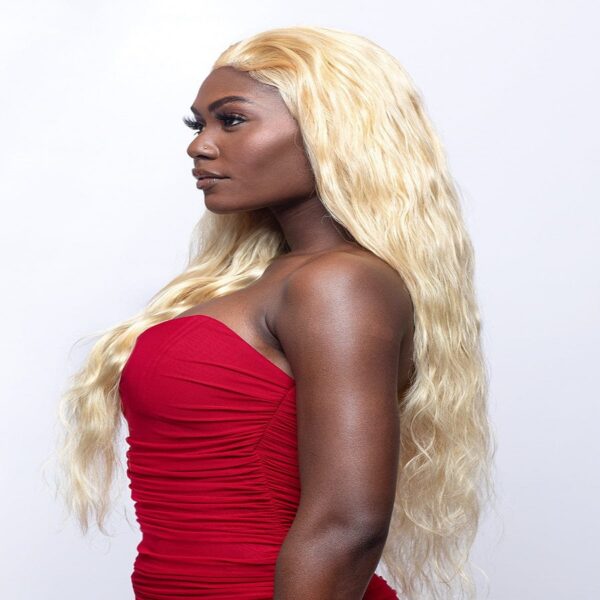 Women's blonde deep curly wig, suitable for fashionable women, bleached/dyed, durable #JL01-BD0096/BD0097/BD0102 - Image 5