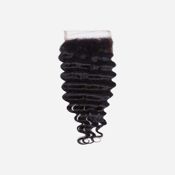 Premium black Wig: 100% Human Hair, Featherlight Lace #JL01-CL0009 - Image 6