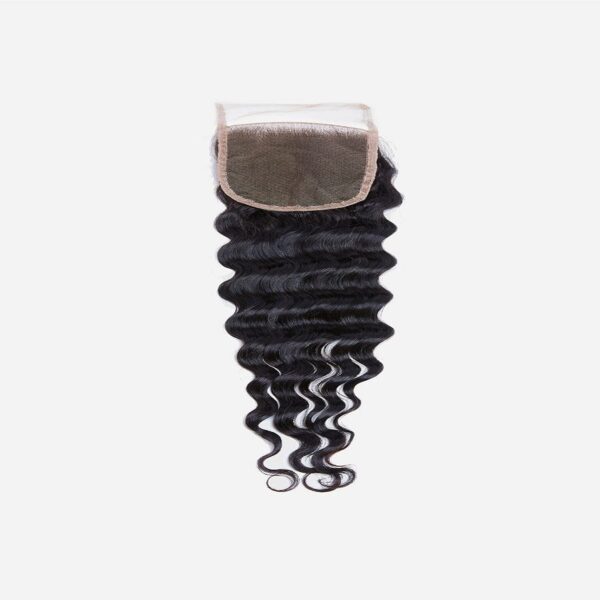 Premium black Wig: 100% Human Hair, Featherlight Lace #JL01-CL0009 - Image 7