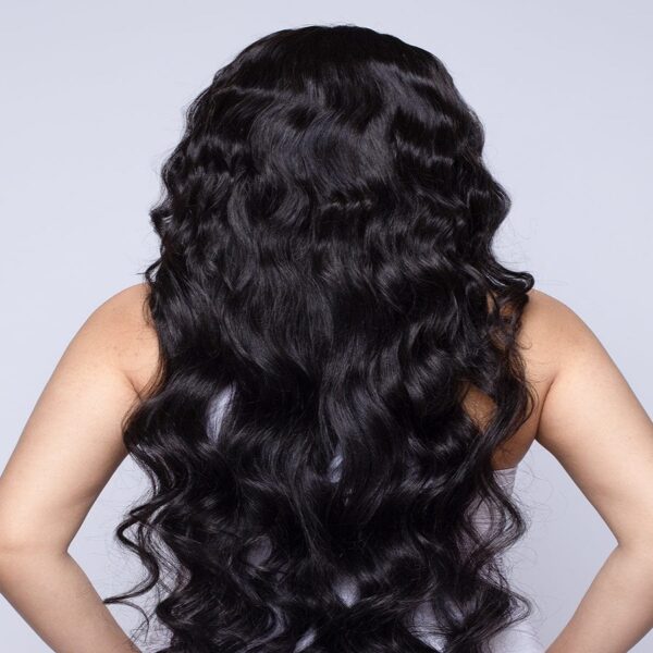 Natural black wavy wig, suitable for women, 12 to 32 inches optional #JL01-BD0021/BD0022/BD0023/BD0024/BD0025/BD0026/BD0027/BD0028/BD0029/BD0030/BD0031 - Image 4