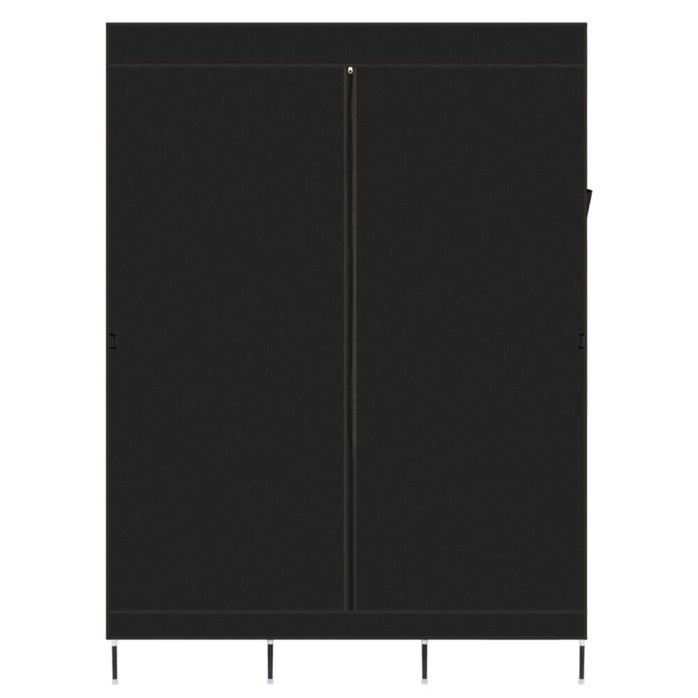 4 floors and 8 grids Portable Closet, Wardrobe Clothes Rack Storage Organizer with Shelf (Black) #JL06-43726129 - Image 7