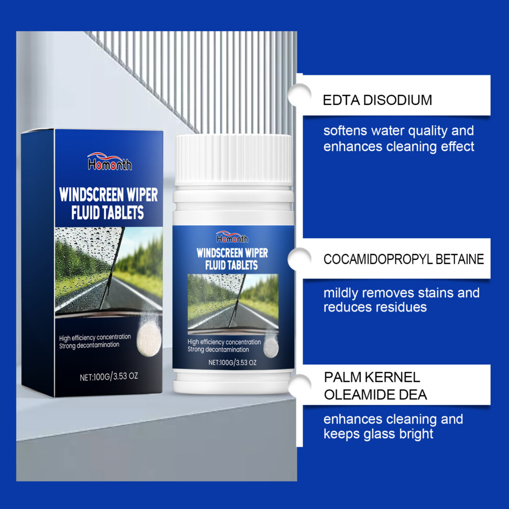 Car windshield cleaning Effervescent sheet remove stains remove oil film windshield transparent clean #WM-HM-E03-0109-01 - Image 7