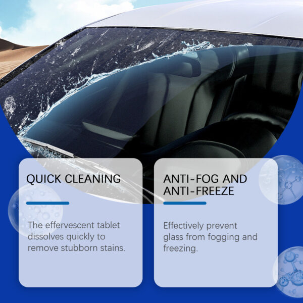 Car windshield cleaning Effervescent sheet remove stains remove oil film windshield transparent clean #WM-HM-E03-0109-01 - Image 10