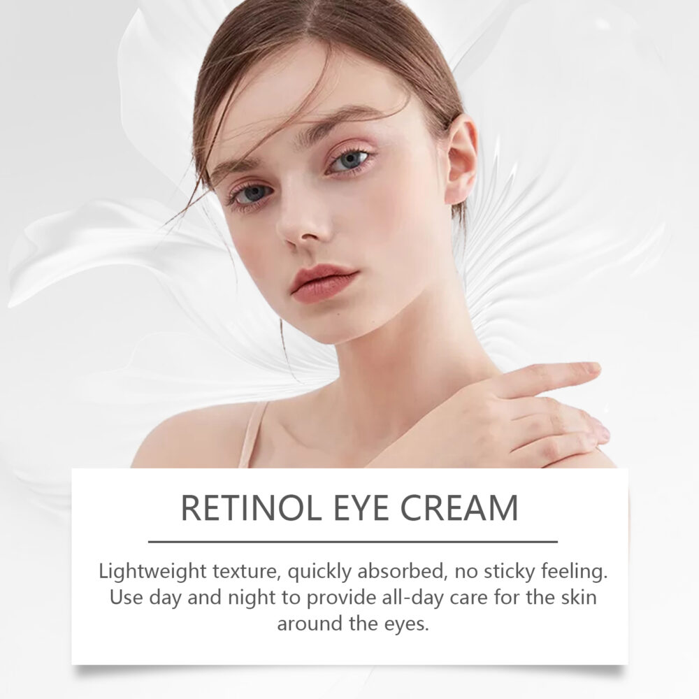 Retinol Eye Cream Hydrating, moisturizing, firming and Smoothing skin around eyes Eye Massage Care Eye cream #JL04-HO-A05-0364-01 - Image 9