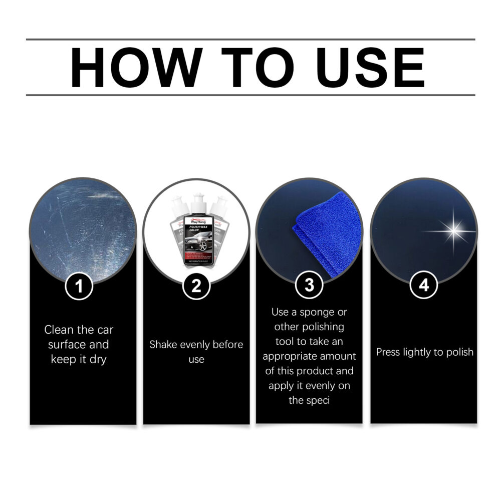 Car polishing lotion Car cleaning refurbished car paint decontamination scratch repair polishing maintenance agent #WM-RAE01-A002-100-BK1 - Image 7