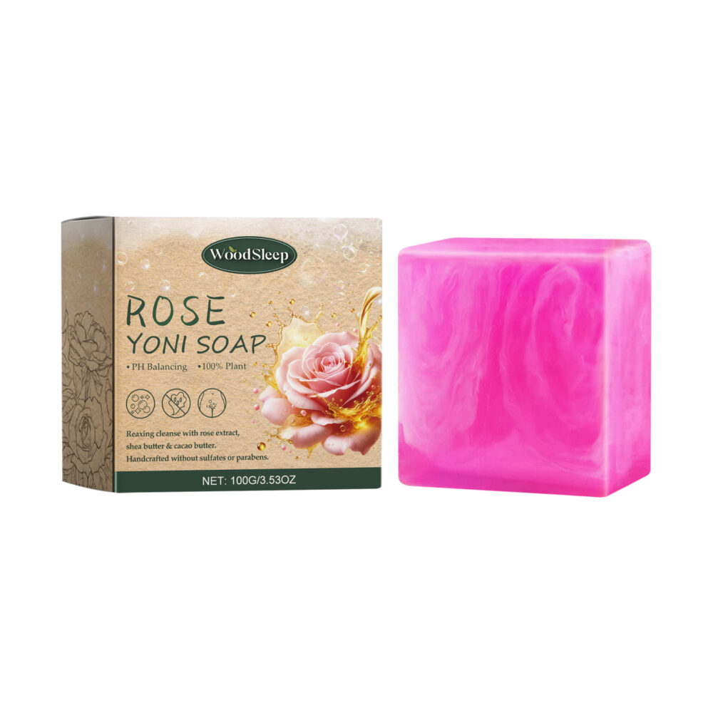 Rose Scented Soap for Women Skin Care Bath Cleans odors, relieves body discomfort and relieves itching #JL04-WOA06-A001-100-BN4 - Image 2