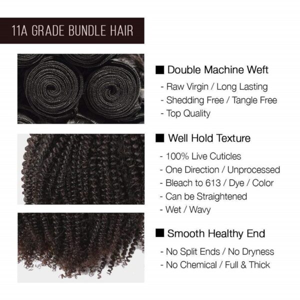 Women's black deep curl wig, suitable for stylish women, bleached/dyed, durable #JL01-BD0084/BD0085 - Image 2