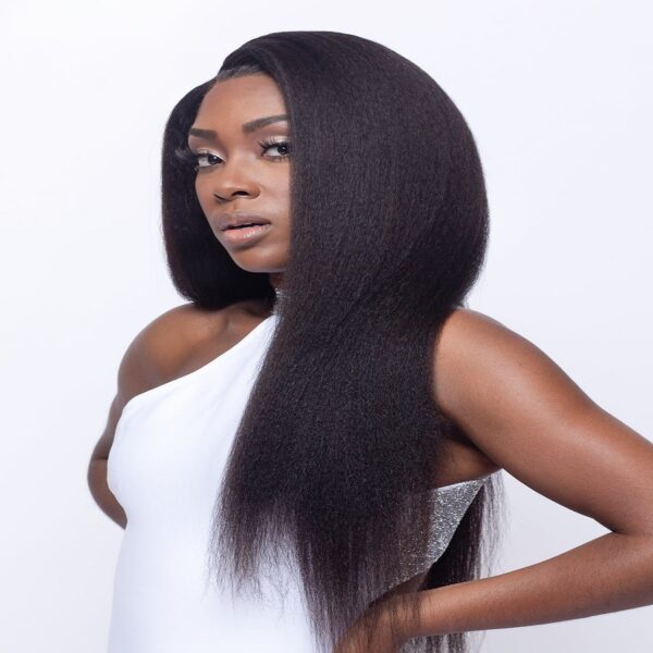 Long straight black wig, suitable for fashionable women, can be curled, durable #JL01-BD0071/BD0072/BD0073/BD0074/BD0075/BD0076 - Image 4