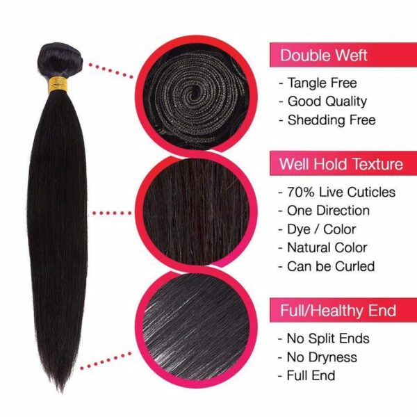 Black long straight wig, your best choice, it meets your daily use, there are eight sizes made for you #JL01-BD0117/BD0119/BD0120/BD0121/BD0122/BD0123/BD0124/BD0125 - Image 2