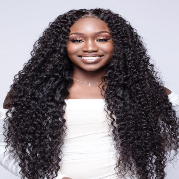 Black Long Curly Wig， Natural Brunette ，12-30 Inch Wig Optional #JL01-BD0052/BD0053/BD0054/BD0055/BD0056/BD0057/BD0058/BD0059/BD0060/BD0061