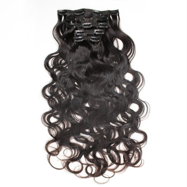 Select real human hair, perfect fit lines, bleached dyeing easy to take care of, black curly hair classic fashion, easy to control many occasions, with clothing into the focus!（black） #JL01-CH0004/CH0005/CH0006 - Image 4