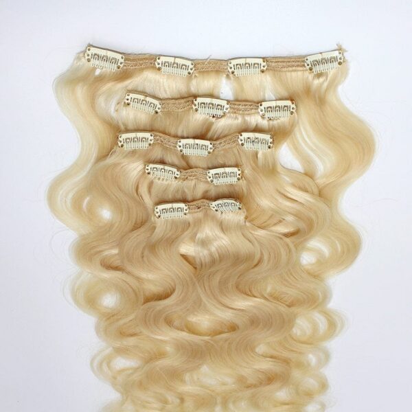 Select real human hair, perfect fit lines, bleached dyeing easy to take care of, black curly hair classic fashion, easy to control many occasions, with clothing into the focus!（golden） #JL01-CH0009/CH0010 - Image 3