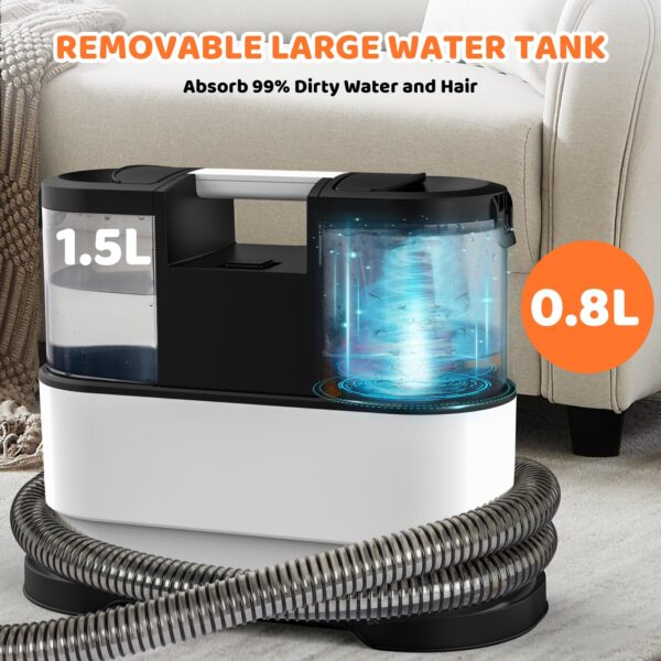 6541  Dog Grooming Set, Pet Vacuum Cleaner, Pet Blower, Drying and Suction 2 in 1 with 8 Pet Grooming Tools, 11.5KPa Pet Grooming Vacuum Cleaner for Sofa/Stairs/Car, Low Noise Dog Grooming Vacuum Cleaner with Dog Trimmer #JL01-USA-241 - Image 2