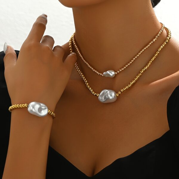6541  Delicate Bracelet & Pendant Ensemble: Elegant accessories for daily wear #JL01-WJ-0161 - Image 4