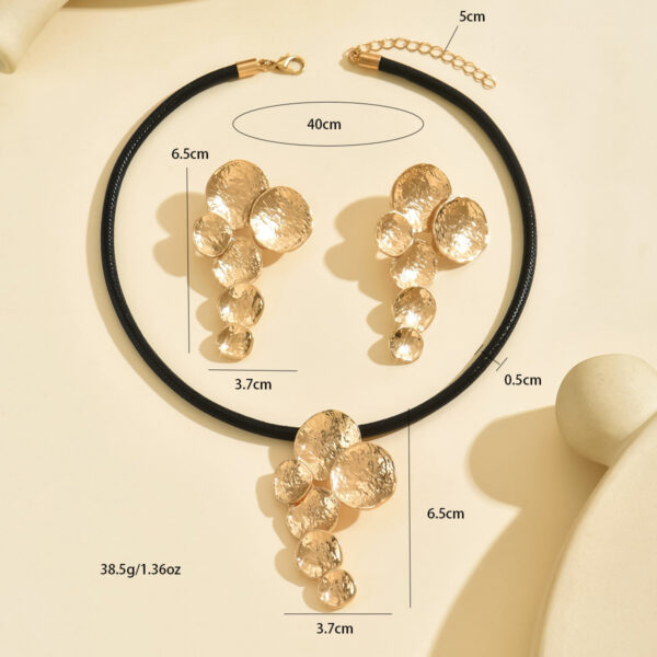 6541  Classic Studs & Necklace Set: Elevate Your Elegance Every Day #JL01-WJ-0174 - Image 2