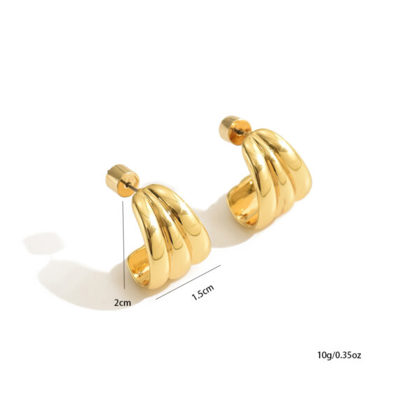 6541  Stylish Earrings, Ideal Gift for Women & Wives, Celebrate Mother's Day, Anniversaries, Birthdays, Elegant Jewelry for Every Special Occasion #JL01-WJ-0096 - Image 2