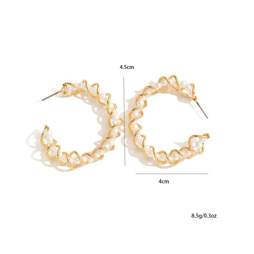 Fashionable Stud Earrings, Enhance Your Charm with Every Wear, Make a Statement with This Timeless Accessory #JL01-WJ-0103 - Image 2
