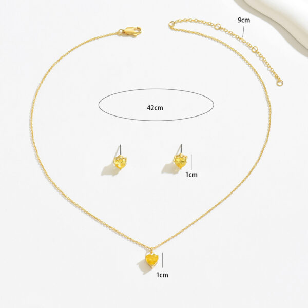 6541  Trendy Earrings and Necklace Combo, Boost Your Charm Effortlessly #JL01-WJ-0141 - Image 2