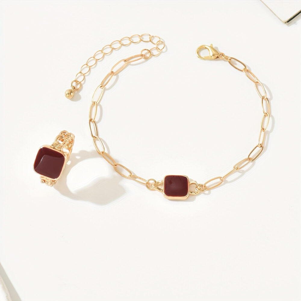 Exquisite Ring & Necklace Set, A Classic Choice for Enhanced Beauty #JL01-WJ-0128