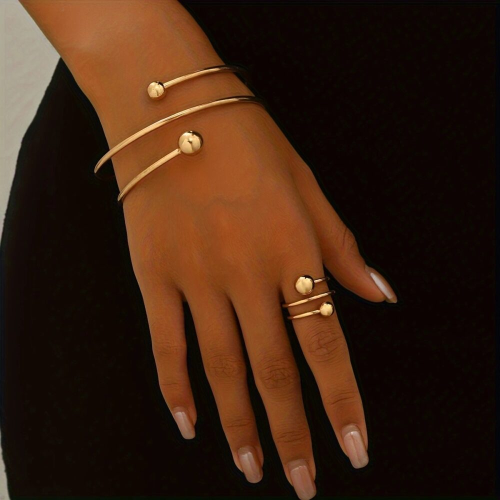 6541  Timeless Ring and Necklace Set, Refined Elegance for Every Occasion #JL01-WJ-0160 - Image 4