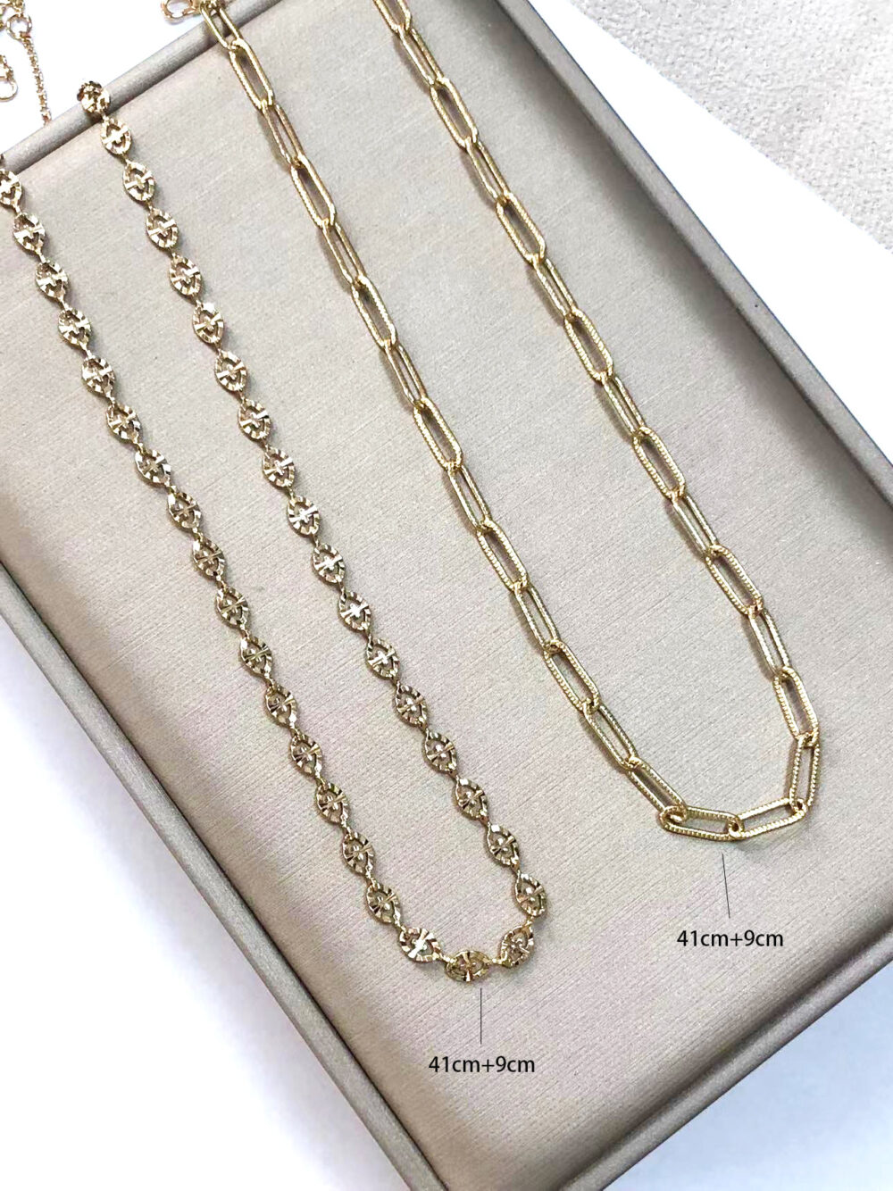 6541  Chunky Gold Necklace for Women Layered Gold Cuban Link Chain Choker Necklace  Gold Thick Statement Choker Necklace Paperclip Chain Toggle Bar  Clasp Necklace Christmas Stocking Stuffers Jewelry Gifts #JL01-WJ-0110 - Image 2