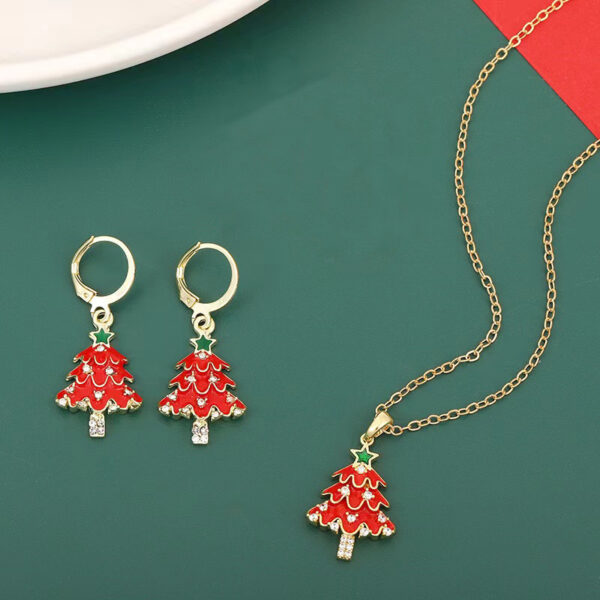 6541  Stylish Jewelry Set with Earrings and Necklace, Effortless Elegance #JL01-WJ-0123