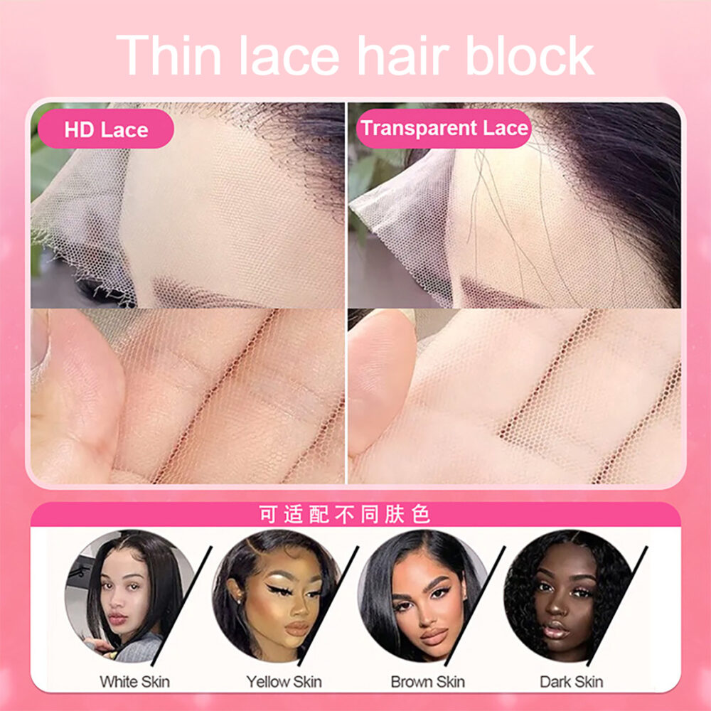12 Inch Human Hair Straight 4x5 HD Lace Closure Blonde 12A Free Part Natural Hairline Baby Hair 100% Russian Blonde Virgin Remy Human Hair 150% Density #JL01-4X5 HD LACE CLOSURE 12”-NATURAL/DK - Image 9