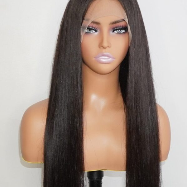 100% Human Hair: Versatile Styles Including Ponytails & Braids, Half-Up & Multi-Directional Parting, Lightweight & Near-Invisible Hairline #JL01-WG0008