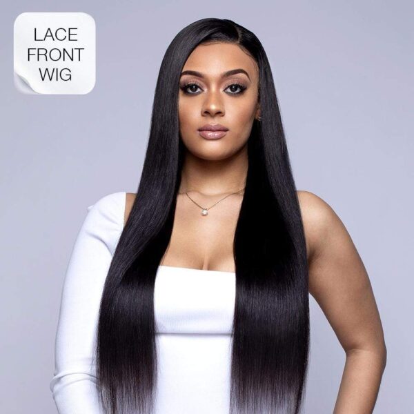 100% Human Hair: Versatile Styles Including Ponytails & Braids, Half-Up & Multi-Directional Parting, Lightweight & Near-Invisible Hairline #JL01-WG0008 - Image 2
