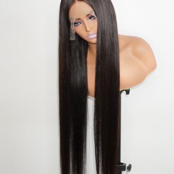 100% Human Hair: Versatile Styles Including Ponytails & Braids, Half-Up & Multi-Directional Parting, Lightweight & Near-Invisible Hairline #JL01-WG0008 - Image 4