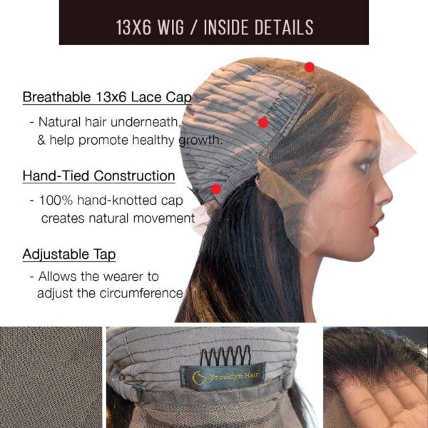 100%Human Hair, Handpicked for Natural Look. Seamless Hairline. Style Freely with. Elevate Your Elegance #JL01-WG0565/WG0566/WG0567 - Image 4