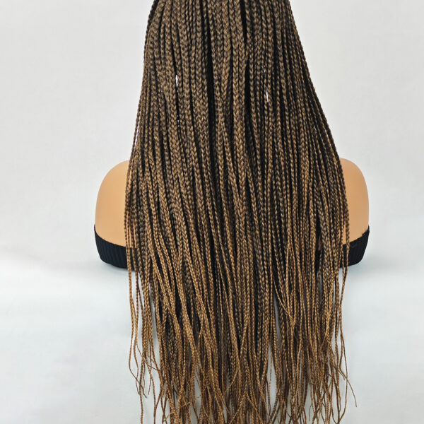 6541  30 inch Braided Wigs for Black Women Full Lace Front Box Braided  Wig KnotlessBraided Wigs Lightweight Braids Synthetic Lace Front #JL01-1038-T27/1038-T30/1038-T530 - Image 7
