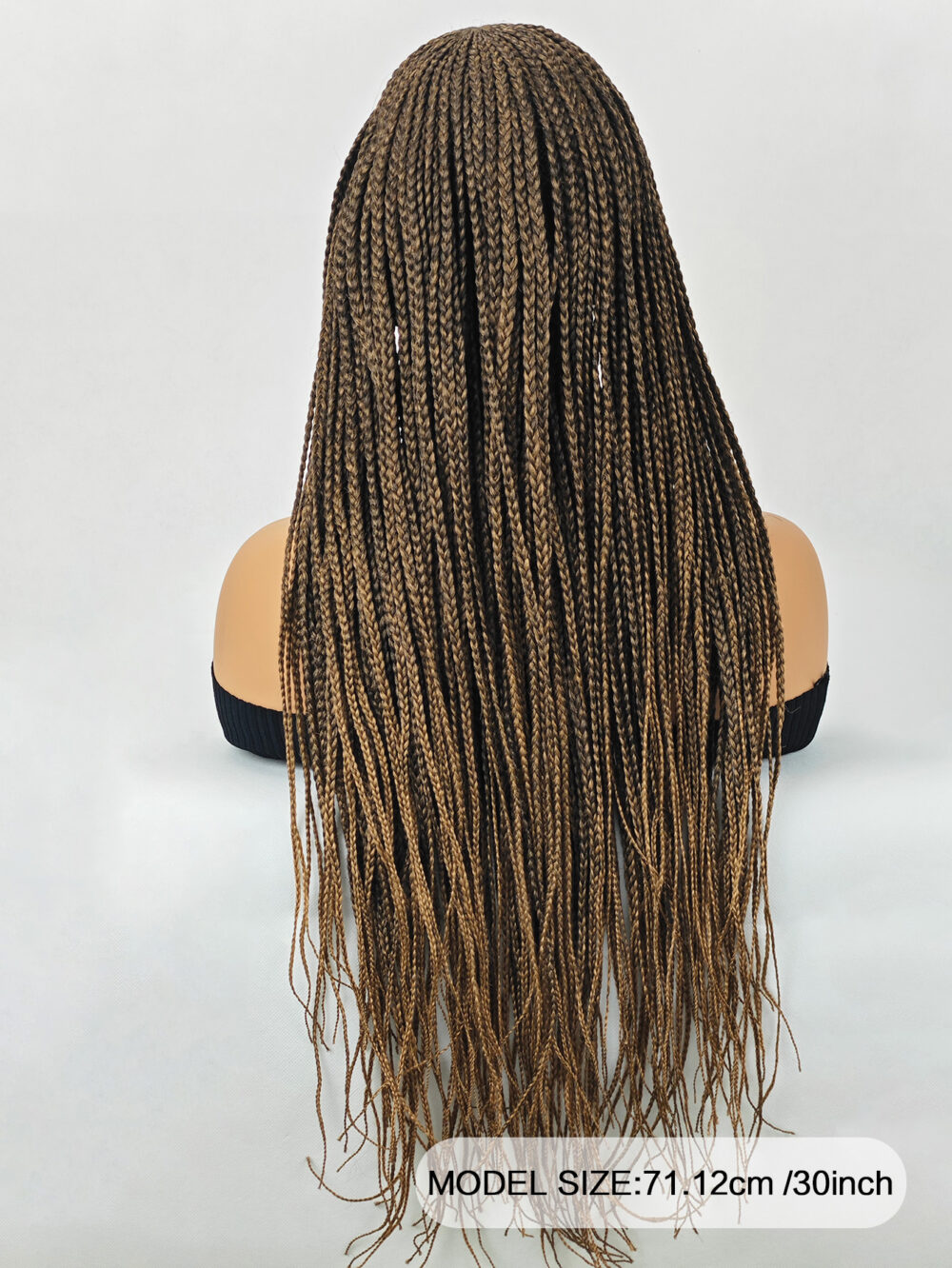 6541  30 inch Braided Wigs for Black Women Full Lace Front Box Braided  Wig KnotlessBraided Wigs Lightweight Braids Synthetic Lace Front #JL01-1038-T27/1038-T30/1038-T530 - Image 12