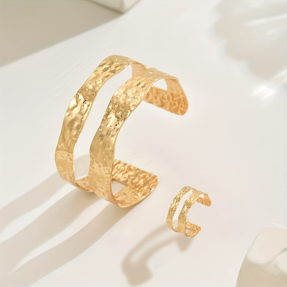 6541  Elegant Bracelet & Ring Set: Perfect Duo for Daily Elegance #JL01-WJ-0193
