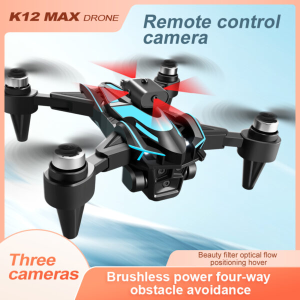 K12-Three cameras, windproof smart obstacle avoidance, toy drone #JL02-K12