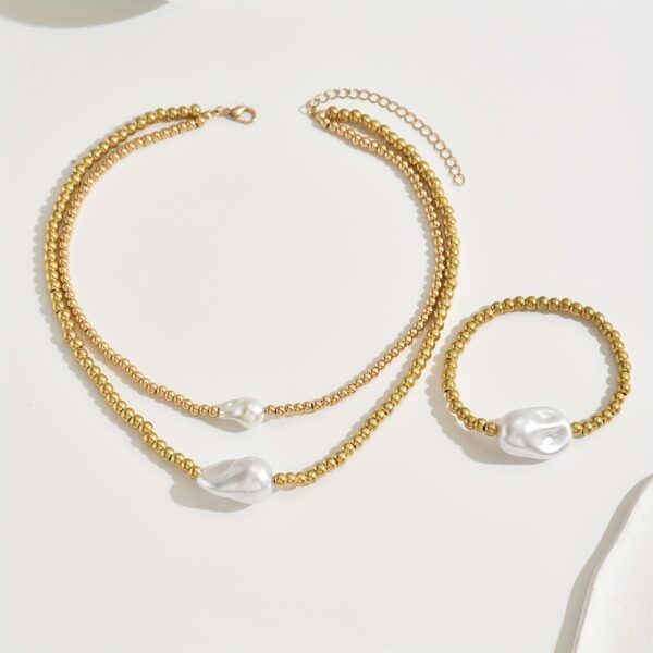 6541  Delicate Bracelet & Pendant Ensemble: Elegant accessories for daily wear #JL01-WJ-0161 - Image 5