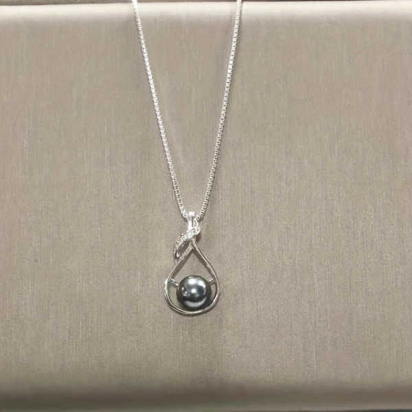 6541  Gifts for Women Wife-Tahitian-Black-Pearl-Necklace-Gift for  Wife Wedding Birthday Anniversary Jewelry-Mom Girlfriend Her  Mothers Day Gifts for Mom Women Valentines Day Christmas Day Gifts #JL01-WJ-S0054 - Image 5