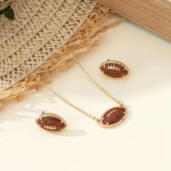 6541  Classic Studs & Pendant Jewelry Set: Effortless Charm Enhancement #JL01-WJ-0207 - Image 5