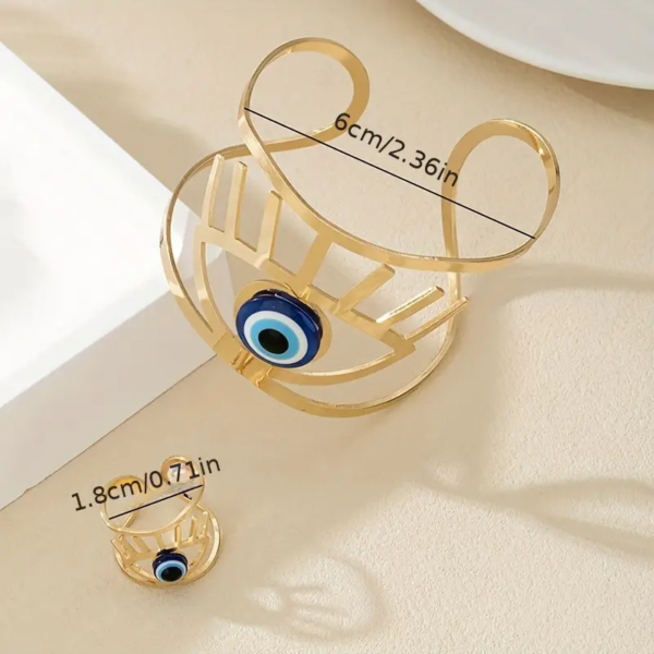 6541  Timeless Ring & Bracelet Jewelry Set: Classic Charm #JL01-WJ-0205 - Image 2
