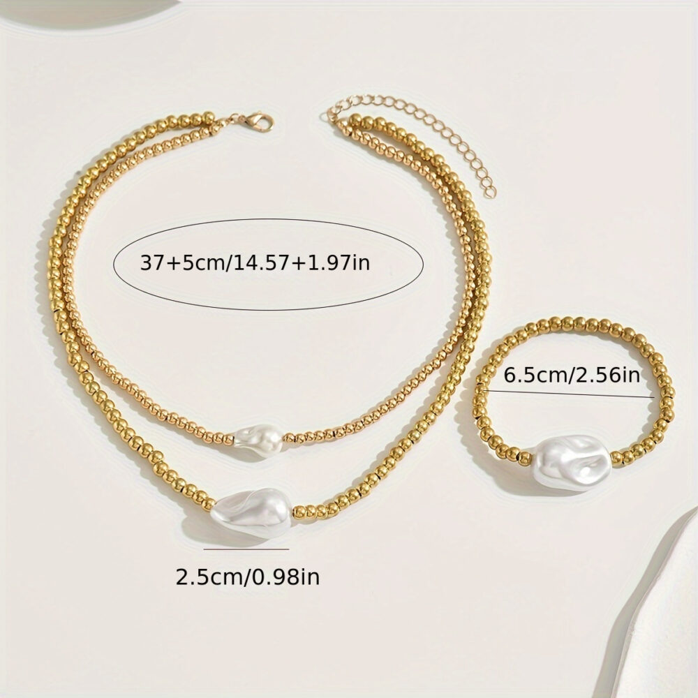 6541  Delicate Bracelet & Pendant Ensemble: Elegant accessories for daily wear #JL01-WJ-0161 - Image 2