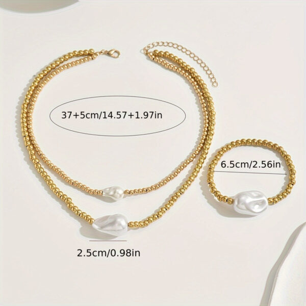 6541  Delicate Bracelet & Pendant Ensemble: Elegant accessories for daily wear #JL01-WJ-0161 - Image 2