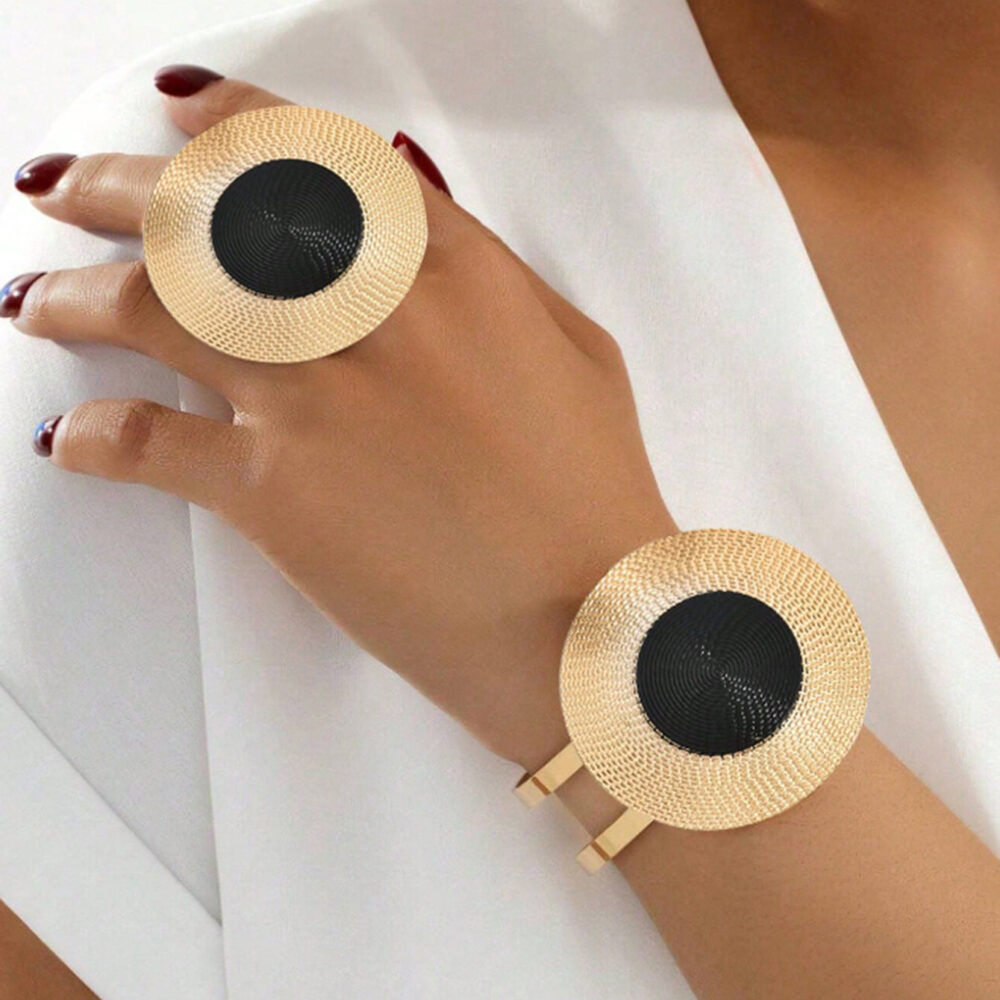 6541  Stylish Bracelet & Ring Jewelry Set: Enhance Your Charm #JL01-WJ-0217 - Image 5