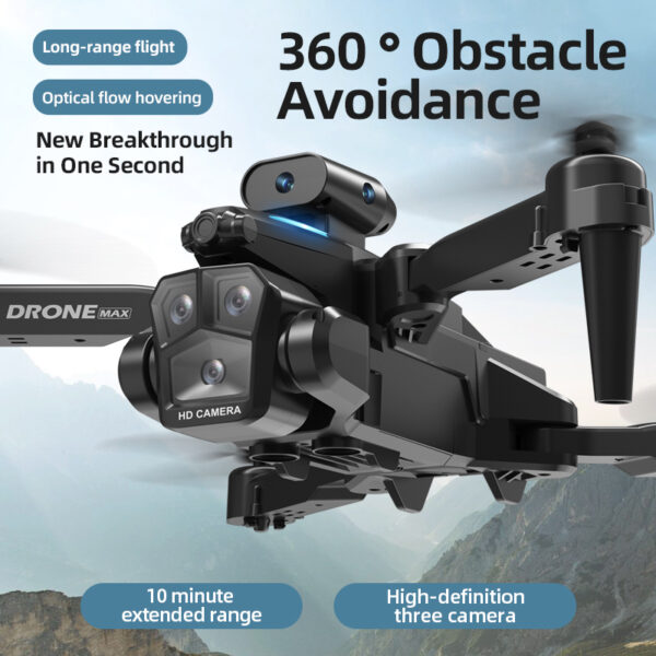 C10Black. - Three cameras, toy drone #JL02-C10Black