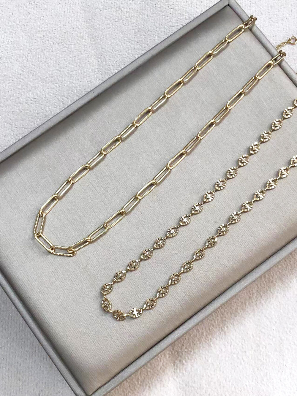 6541  Chunky Gold Necklace for Women Layered Gold Cuban Link Chain Choker Necklace  Gold Thick Statement Choker Necklace Paperclip Chain Toggle Bar  Clasp Necklace Christmas Stocking Stuffers Jewelry Gifts #JL01-WJ-0110 - Image 3