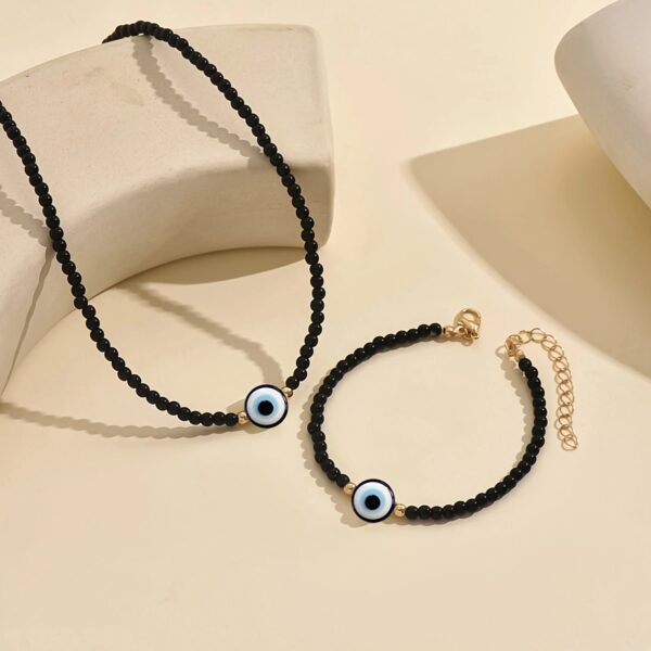 6541  Minimalist Bracelet & Chain Set: Simple elegance for wrist & neck #JL01-WJ-0157