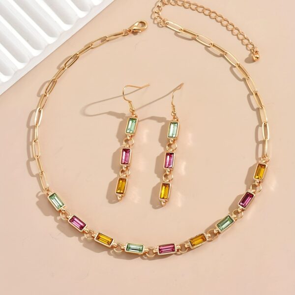 6541  Chic Earrings & Pendant Combo: Stylish accessories for a polished look #JL01-WJ-0119 - Image 4