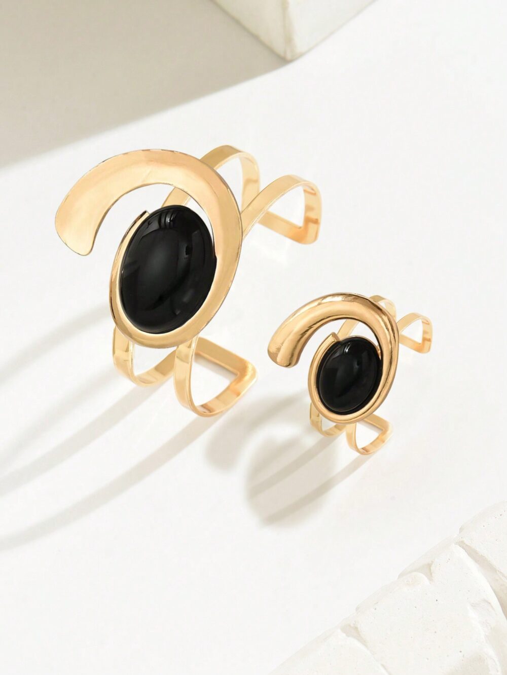 6541  Bracelet-Ring Jewelry Set: A Perfect Match for Any Occasion #JL01-WJ-0126jin/WJ-0126yin