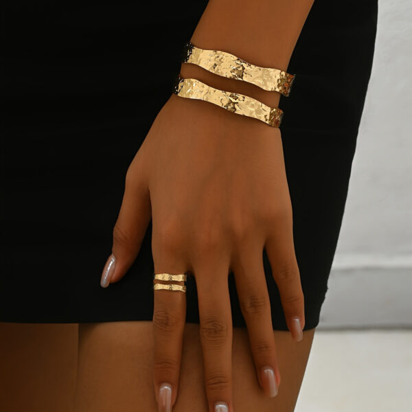 6541  Elegant Bracelet & Ring Set: Perfect Duo for Daily Elegance #JL01-WJ-0193 - Image 3